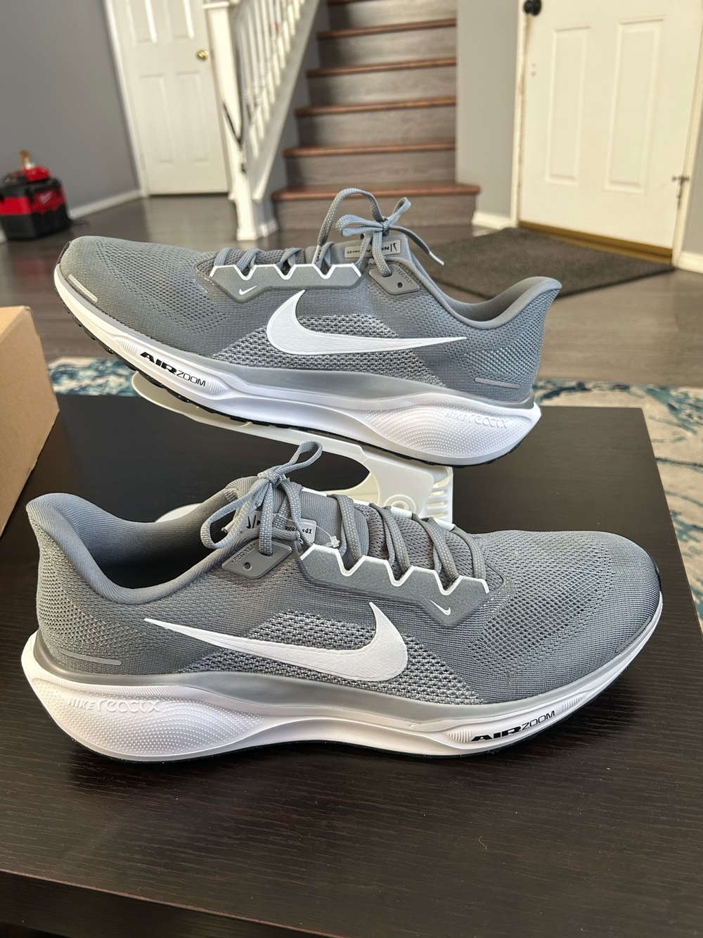 Nike Men's Grey Air Zoom Pegasus 41 Running sneakers